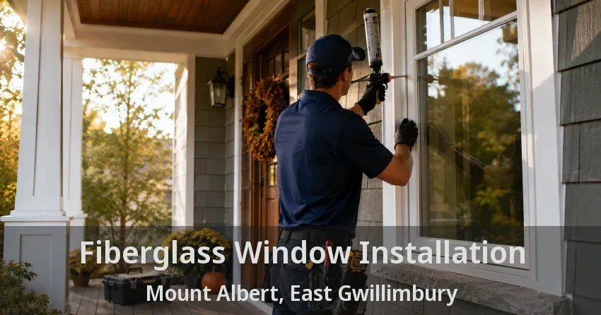 Fiberglass Window Installation Mount Albert, East Gwillimbury - ON