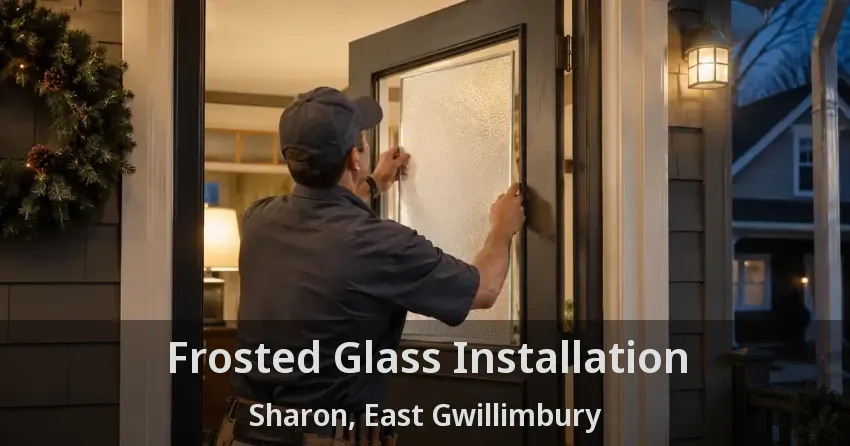 Frosted Glass Installation Sharon, East Gwillimbury - ON