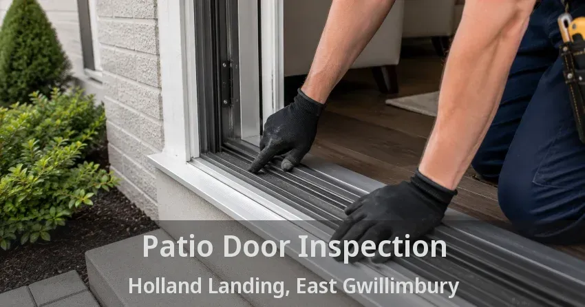 Patio Door Inspection Holland Landing, East Gwillimbury - ON