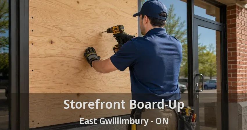 Storefront Board-Up East Gwillimbury - ON