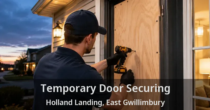 Temporary Door Securing Holland Landing, East Gwillimbury - ON