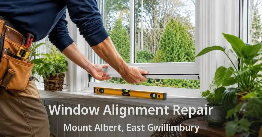 Window Alignment Repair Mount Albert, East Gwillimbury - ON
