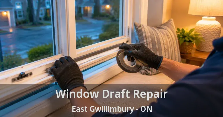 Window Draft Repair East Gwillimbury - ON