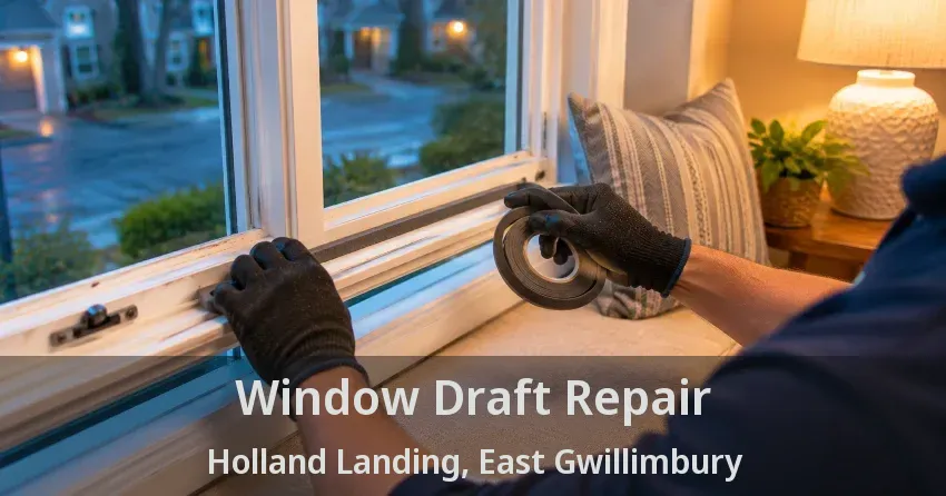Window Draft Repair Holland Landing, East Gwillimbury - ON