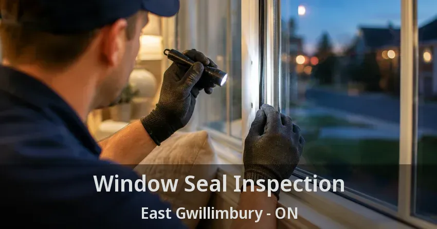 Window Seal Inspection East Gwillimbury - ON