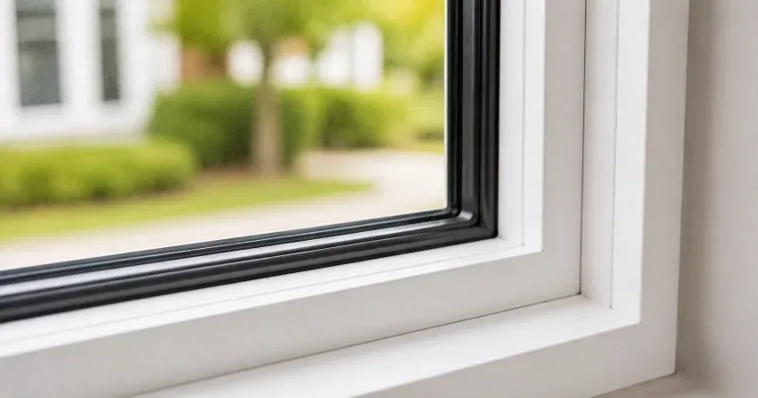 technician repairing window and door hardware in Holt, East Gwillimbury home