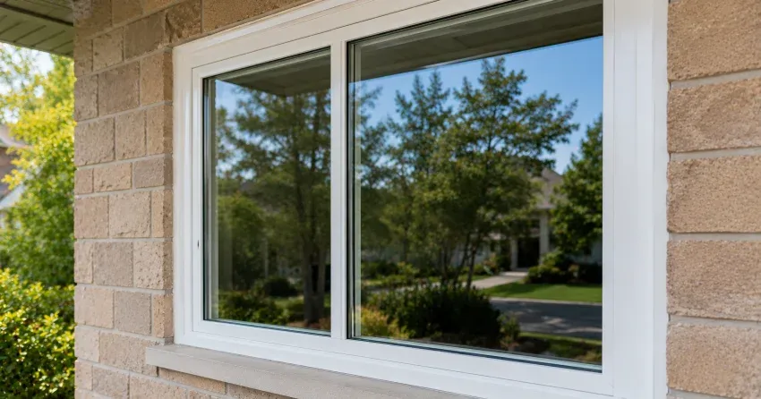 technician installing new insulated glass unit in window frame in Holt, East Gwillimbury