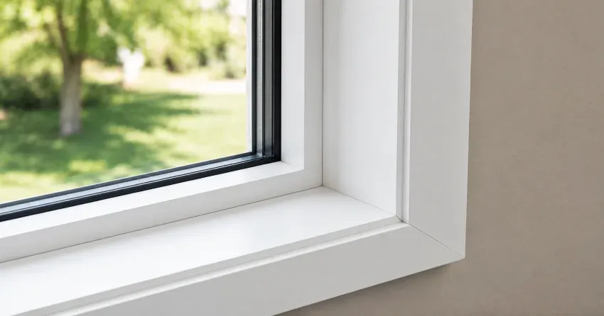 large picture window installed in a living room in East Gwillimbury