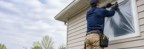 Temporary Window Covering East Gwillimbury
